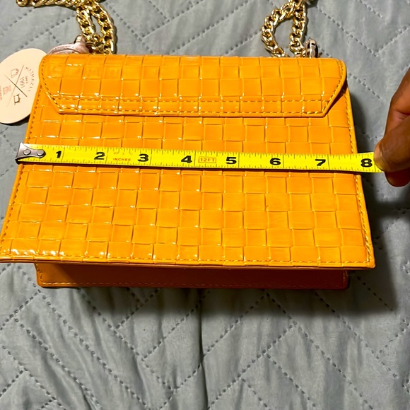 NWT 3 pockets orange  shoulder bag - Picture 5 of 7